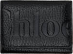 Chloé Black Bikie Logo Wallet