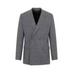 Christian Dior - Grey Virgin Wool Jacket - Größe 48 - grau