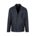 Christian Dior - Navy Cotton Workwear Jacket - Größe 46 - blau