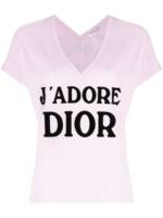 Christian Dior Pre-Owned 2003 J'Adore Dior T-Shirt mit V-Ausschnitt - Rosa