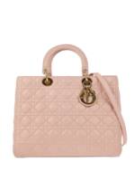 Christian Dior Pre-Owned 2014 Lady Dior Cannage Handtasche - Rosa