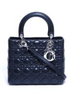 Christian Dior Pre-Owned Cannage Lady Dior Handtasche - Schwarz