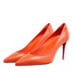 Christian Louboutin Pumps & High Heels - Sporty Kate 85 Bianco Nappa Leather - Gr. 37 (EU) - in Orange - für Damen