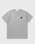 Comme des Garçons Play T-SHIRT BLACK EMBLEM KNIT men Shortsleeves grey in Größe:S