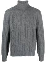 Corneliani Gestrickter Rollkragenpullover - Grau