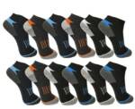 DDOnlineShop Sneakersocken 12 Paar Sneaker Socken Herren Damen Sportsocken Baumwolle (Packung,Spar-Set, 12-Paar, 12er-Pack) Premium Qualität(A-YS4075)