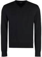 DSQUARED2 Pullover mit V-Ausschnitt - Schwarz