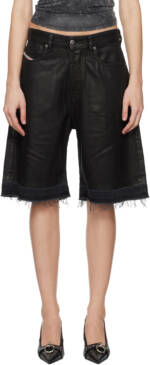 Diesel Black De-Sire-Short Denim Shorts