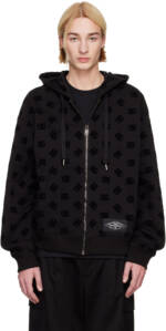 Dolce&Gabbana Black Zip-Up Hoodie