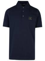 Dolce&Gabbana - Navy Cotton Polo Shirt - Größe 46 - blau