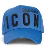 Dsquared2 Baseball Cap Basebalkappe Icon Cap Patch Logo Baseballcap Cap Kappe Hat Hut Distressed-Effekt für einen modernen Used-Look