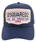 Dsquared2 Baseball Cap Baseballkappe Canadian Twins 1964 Icon Kappe Used-Look details verleihen der Kappe einen coolen Vintage-Stil