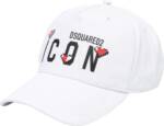 Dsquared2 Caps & Mützen - Icon Logo Printed Curved Peak Baseball Cap - Gr. ONE SIZE - in Weiß - für Damen