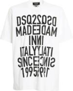 Dsquared2 - Slouch Fit Reverse Print Logo T-shirt - Größe S - weiß