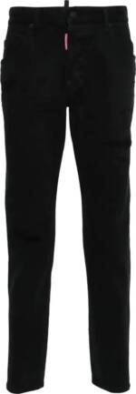 Dsquared2 - pantalone 5 tasche black - Größe 56 - schwarz