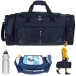 ELEPHANT Reisetasche groß Sporttasche Herren Damen Tasche Saunatasche Force 70 cm XXL, Sport Reise Sauna Gym Fitness stabiles Material + Flasche