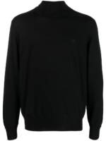 ETRO Rollkragenpullover mit Logo-Stickerei - Schwarz