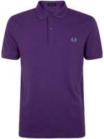 Fred Perry Poloshirt mit Logo-Stickerei - Violett