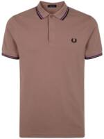 Fred Perry Poloshirt mit Streifendetails - Rosa