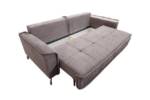 Fun Möbel 3-Sitzer Schlafsofa Sofa FLORENCE in Stoff Bubble oder Element, inkl. 4 Rückenkissen, inkl. Schlaffunktion mit Bettkasten