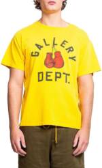 GALLERY DEPT - BOXING MERCH TEE GOLDEN YELLOW - Größe XL - yellow