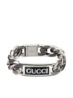 Gucci Armband mit Logo-Schild - Silber