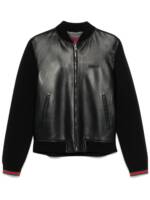 Gucci Bomberjacke aus Leder - Schwarz