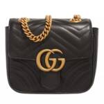 Gucci Crossbody Bags - GG Marmont Mini Shopper - Gr. unisize - in Schwarz - für Damen