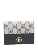 Gucci Double G two-tone wallet - Blau