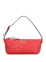 Gucci Kleine GG Marmont Schultertasche - Rot