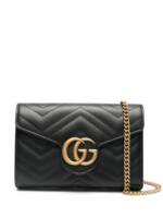 Gucci Mini GG Marmont Schultertasche - Schwarz