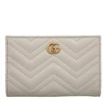 Gucci Portemonnaie - GG Marmont Wallet - Gr. unisize - in Grau - für Damen