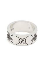 Gucci Ring mit GG-Gravur - Silber