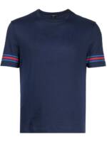 Gucci T-Shirt mit Streifendetail - Blau