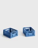 HAY Colour Crate Mini men Home deco blue in Größe:ONE SIZE