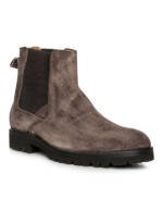 Hamlet Herren Chelsea Boots braun Veloursleder