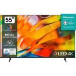 Hisense 55E77KQ PRO QLED-Fernseher (55 Zoll, QLED 4K UHD, Moderne Smart-TV-Funktionen, Hohe Bildqualität)