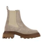 Hogan Stiefel & Boots - Chelsea Ankle Boots - Gr. 38 (EU) - in Beige - für Damen