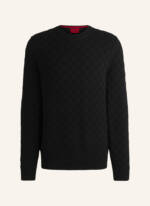 Hugo Pullover Selio Relaxed Fit schwarz