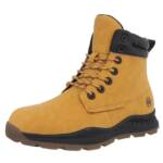 Ital-Design Herren Schnürschuhe Freizeit Stiefelette (88491786) Flach Boots in Camel