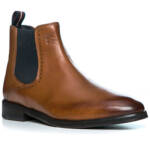 JOOP! Herren Chelsea Boots braun Glanzleder