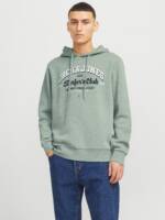 Jack & Jones Kapuzensweatshirt "JJELOGO SWEAT HOOD 2 COL 24/25 NOOS", mit Logo Print