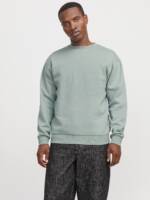 Jack & Jones Sweatshirt "JJEBRADLEY SWEAT CREW NOOS", mit Rippbündchen