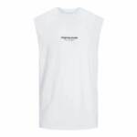 Jack & Jones T-Shirt Ärmelloses Herren-T-Shirt Jack & Jones Jovesterbro Weiß