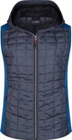 James & Nicholson Strickweste Damen Strick Hybrid Gilet FaS50767