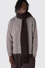 Kastiger Strukturierter Oversize Pullover - Stone - M, Stone