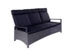 LC Garden Loungesofa LC Garden "Keramo" Living 3er Sofa Dreisitzer Sofa grau-mix