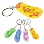 LG-Imports Schlüsselanhänger 4 Stück Mini Flip Flop Schlüsselanhänger - ca. 6,5 cm