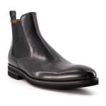 LOTTUSSE Herren Chelsea Boots schwarz Glattleder