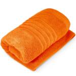 Lashuma Handtuch London, Frottee (1-St), Einfarbiges Badetuch 100x150 cm orange